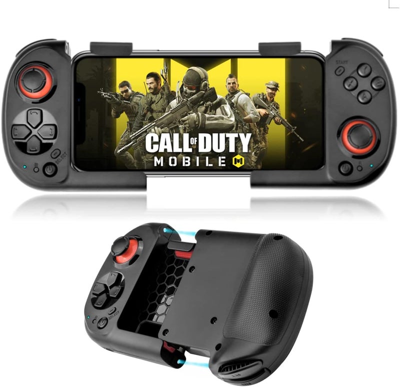 arVin Wireless Gaming Controller for iPhone/iOS/Android with Magnetic Storage, Pocket Size, Portable Bluetooth Gamepad Joystick for iPhone 15/14/13/Samsung Galaxy 22/21/20/Call of Duty Mobile/Genshin - Image 1